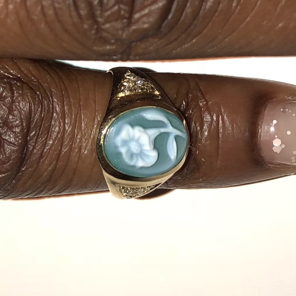 Jacque Aiche Carved Rose Small Ring - Picture 2 of 4